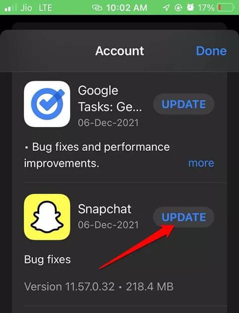 安裝最新的 Snapchat | iPhone 上的 Snapchat 位置不起作用