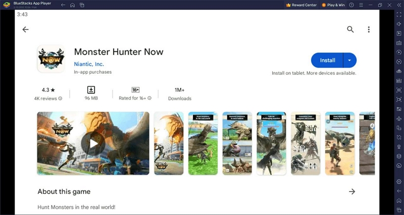 Play Monster Hunter Now | monster hunter now on pc
