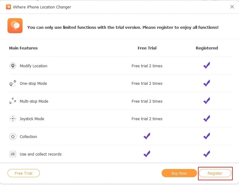 購買 iWhere iPhone 位置更改器 | iWhere iPhone 位置更改器指南