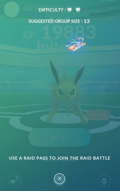 battle raid pass | pokemon go raid locator
