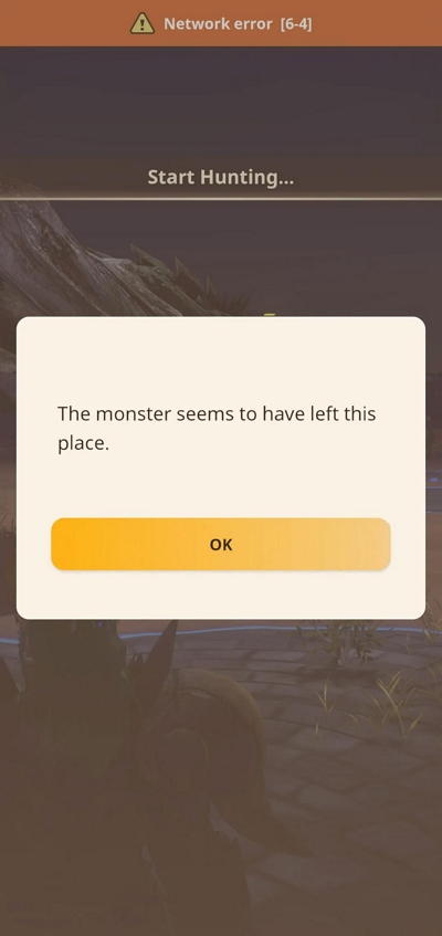 monster hunter now network error | monster hunter now network error 6-4