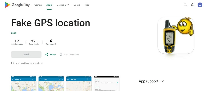 Lexa Fake GPS App |gps joystick pokemon go
