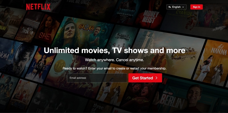 Melden Sie sich mit Ihren Anmeldeinformationen an | Netflix-Standort ändern