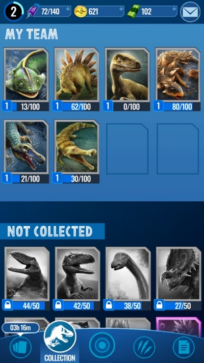 create your dinosaur | jurassic world alive