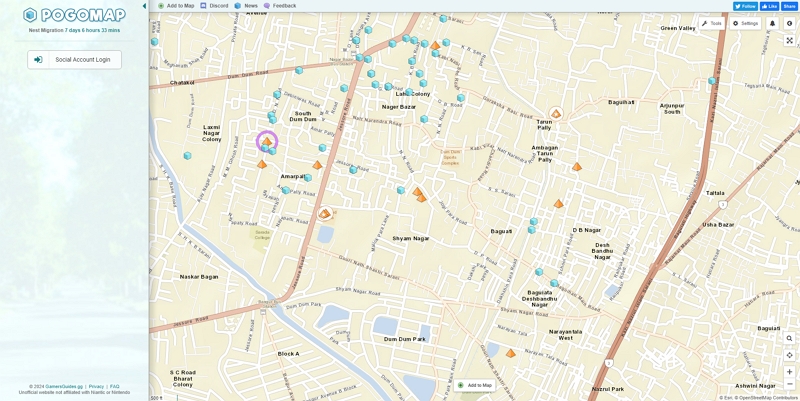 PogoMap | pokemon go nest map