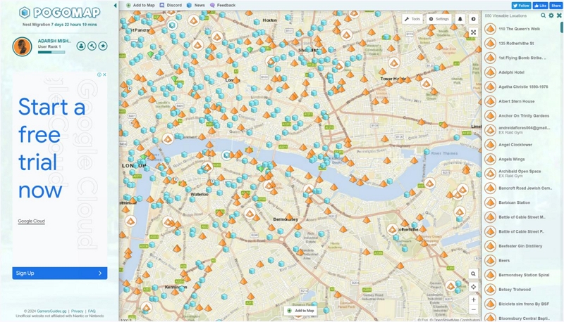 PoGoMap | pokemon go map