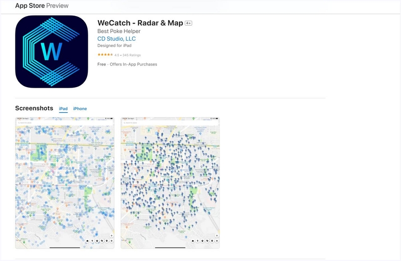 WeCatch | pokemon go map