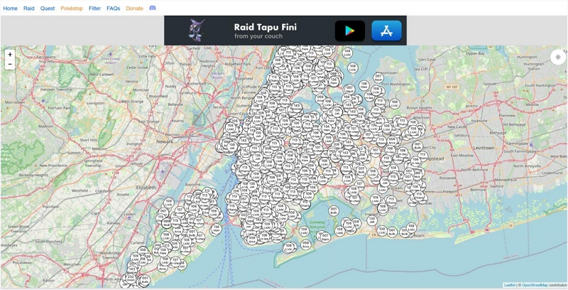 NYCPokéMap | pokemon go regional map