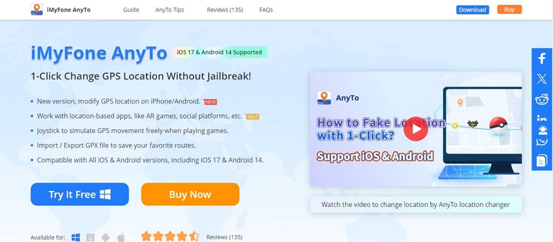 iMyFone | pokemon go pc spoofer