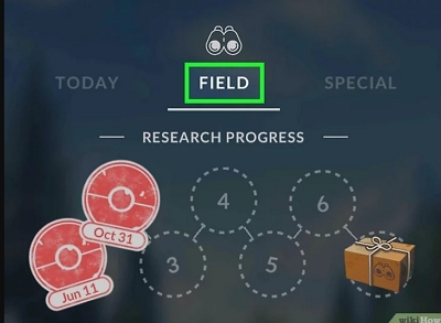 Completing Research Tasks | get more pokeballs