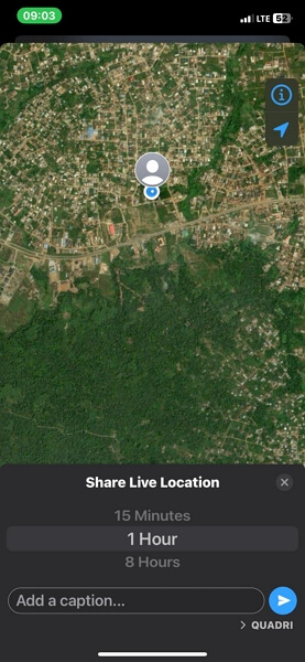set duration WhatsApp | Share Location Between iPhone and Android