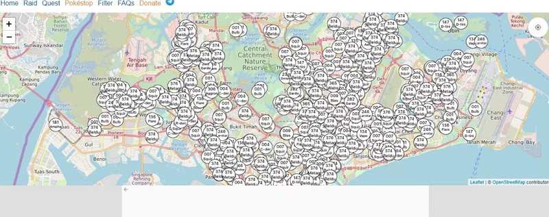SGPokeMap | pokemon go gym locations