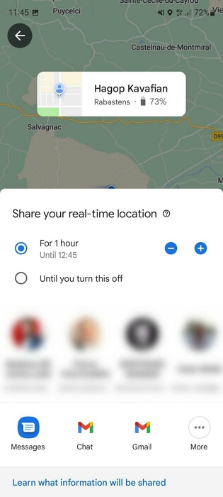 Google-Konto des Empfängers auswählen | App Store-Standort ändern