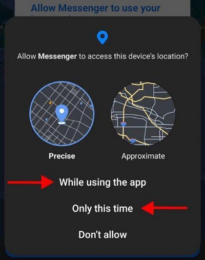 choose how long you wish to keep sharing your location | share location with friends