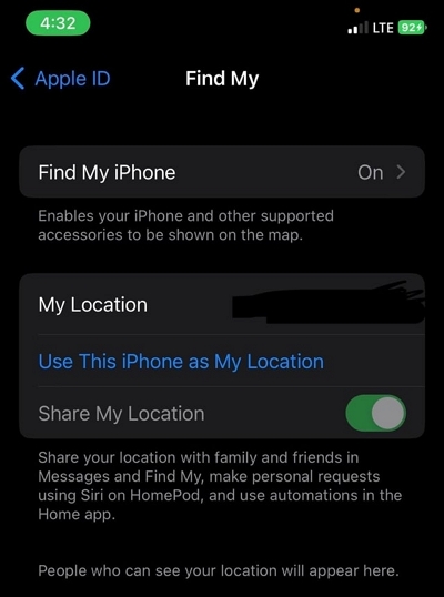 Starten Sie Ihr Gerät neu | „Mein iPhone suchen“ ist ausgegraut