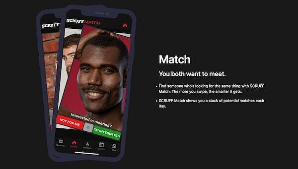 tapping I can't wait | scruff vs grindr