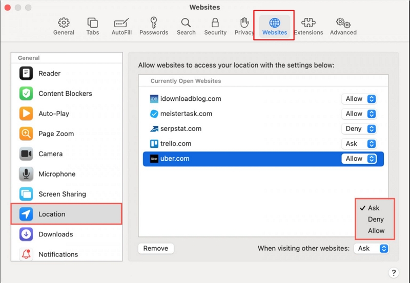 display options related to location permissions | u don't have permission to save in this location