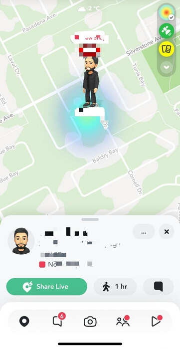 找到 Bitmoji |停止查看某人的位置