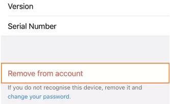 tap remove from account | Why Does It Say Location Not Available on iMessage