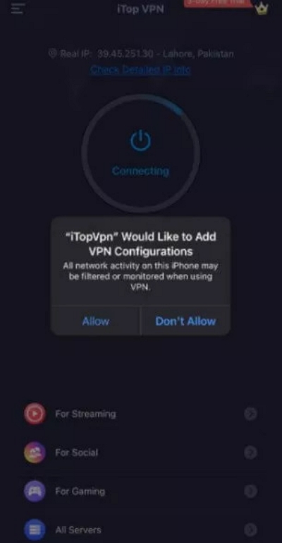 Versuchen Sie es mit einem VPN | Deaktivieren Sie den Standort auf TikTok