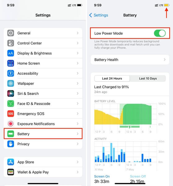 tap View Account | iphone turn off find my phone