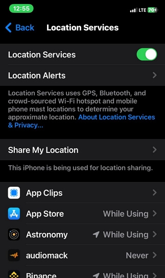 開啟位置服務 iPhone Snapchat | iPhone 上的 Snapchat 位置不起作用