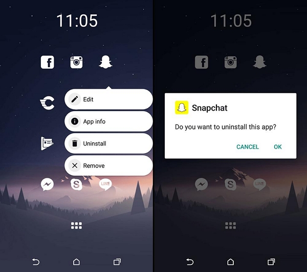 出現選單選項 | Snapchat 位置過濾器不起作用
