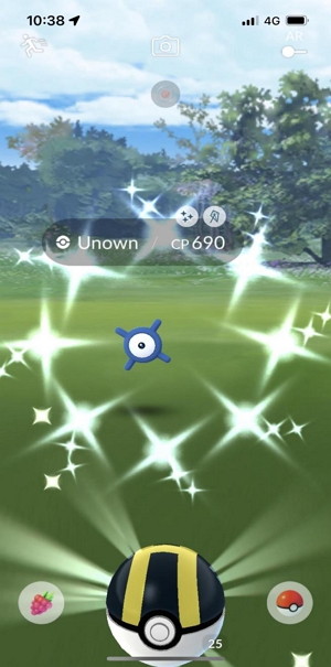 shiny variants | shiny unown