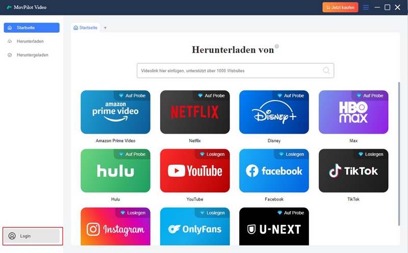 MovPilot öffnen | Hulu Downloader starten