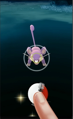 clockwise direction | pokemon go excellent throw