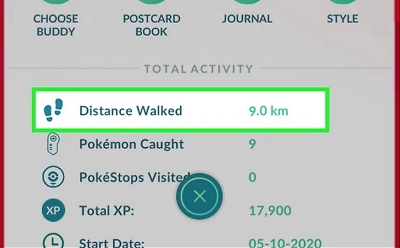 through Walking Rewards | get more pokeballs