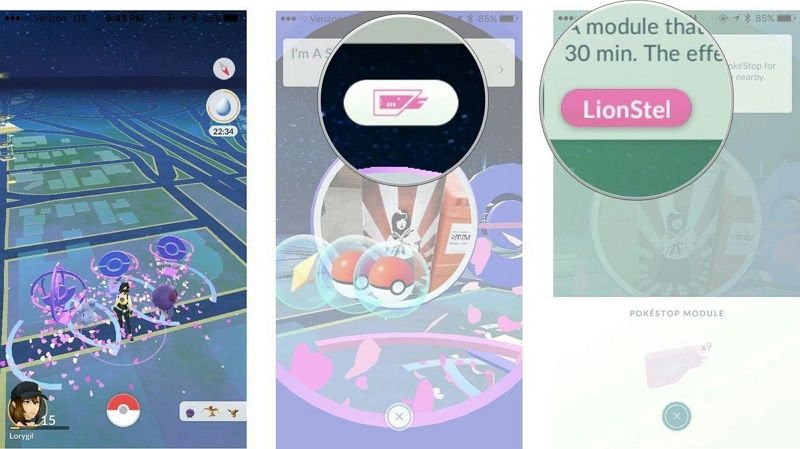 pink Lure Module active | lure module