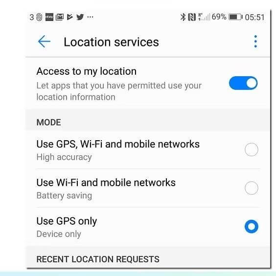 active Android Location Services | Trick ADP Location