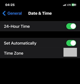 adjust data and time iPhone | Why Is Live Location Not Updating on WhatsApp