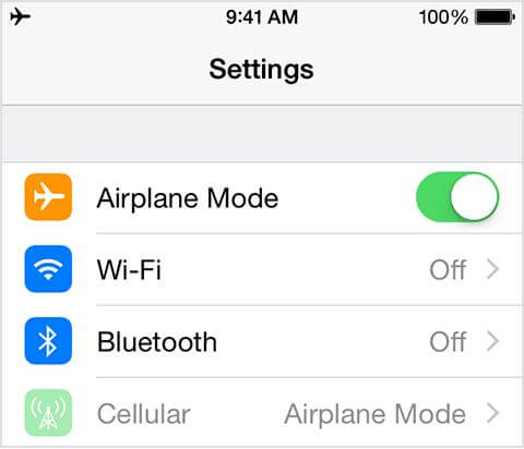 turn off Airplane mode in Settings | How Do I Know If I'm Sharing My Location