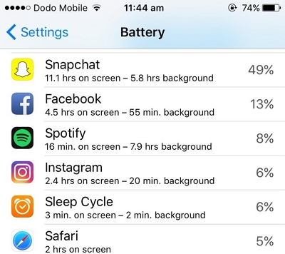 battery conservation | boyfriend turned off snapchat location