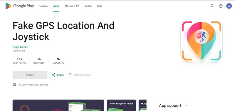 Fake GPS Location And Joystick | fake gps location joystick apps