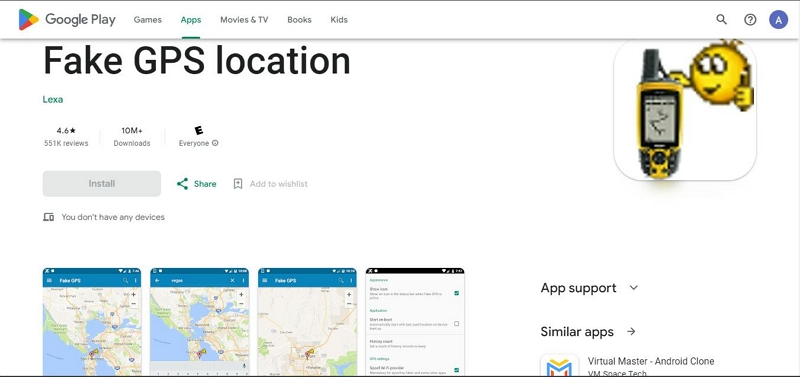 偽の GPS 位置情報 | 偽の GPS 位置情報ジョイスティック アプリ