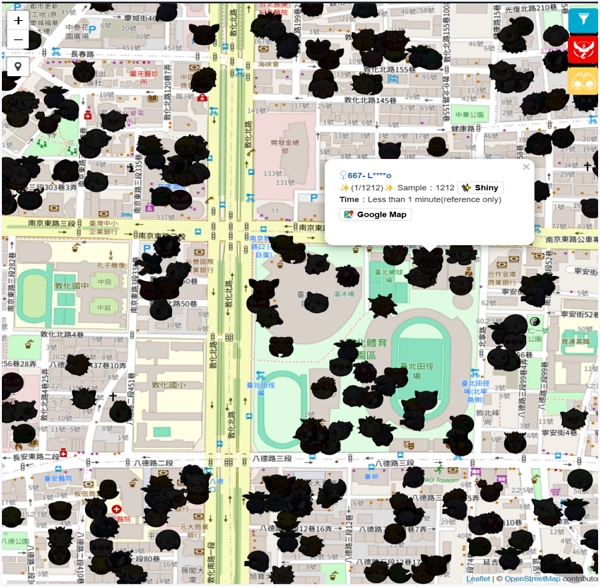 特定城市的即時地圖| Pokemon Go 寶可夢地圖即時