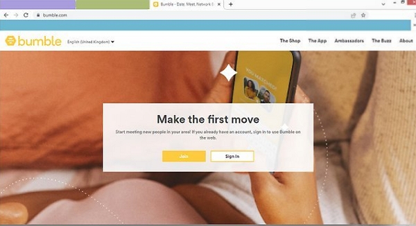 visit the Bumble website | how to see who liked you on bumble