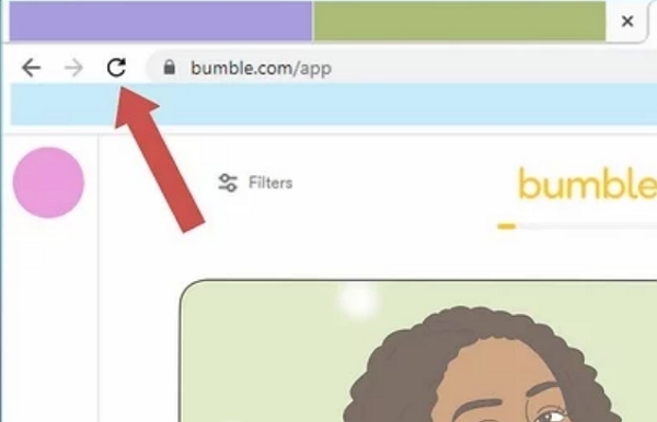 Browserseite | So sehen Sie, wer Sie auf Bumble gemocht hat