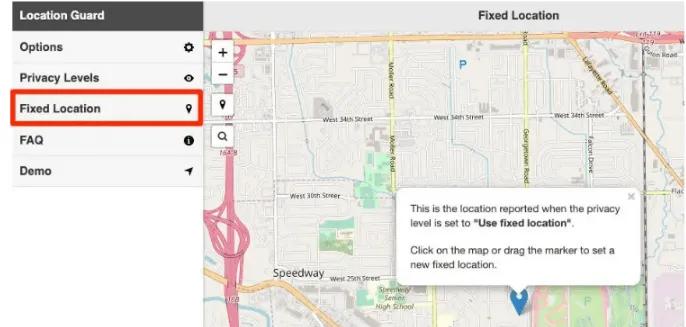 Click Fixed Location | Change Location on Windows PC