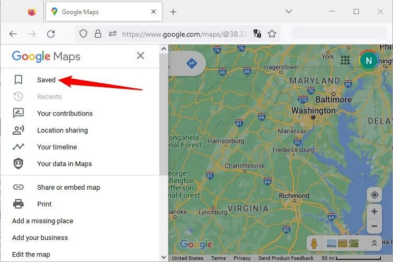 パソコンで Google マップ上の自宅の場所を変更する | Google マップ上の自宅の場所を変更する