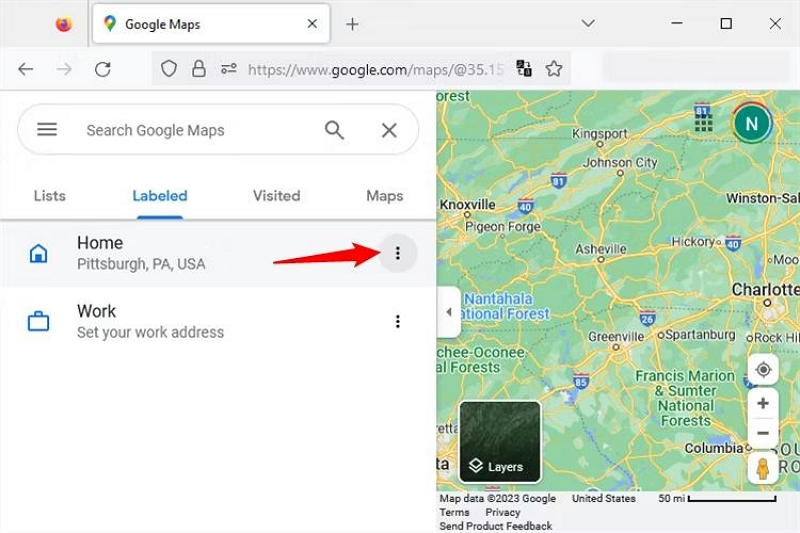 刪除目前家庭住址 |更改 Google 地圖上的家庭位置