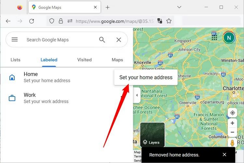 自宅住所を設定する | Google マップで自宅の場所を変更する