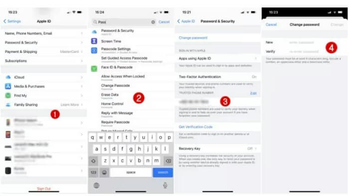 iCloud-Passwort auf dem iPhone ändern | Spionage durch mSpy stoppen