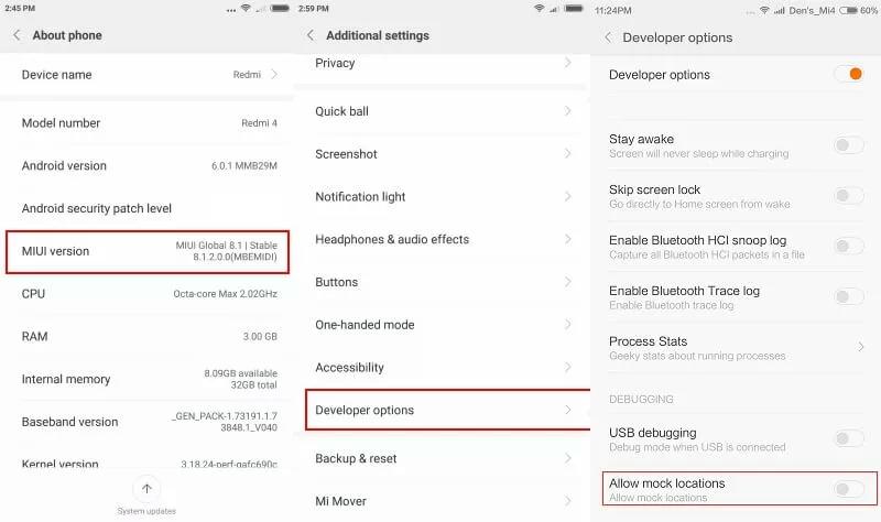 allow mock location | change location on android without vpn