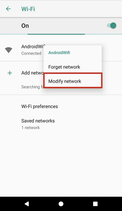 modify network | change location on android without vpn