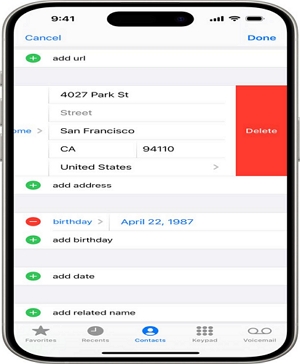 change Primary Location in Contact | Change Location on iPhone