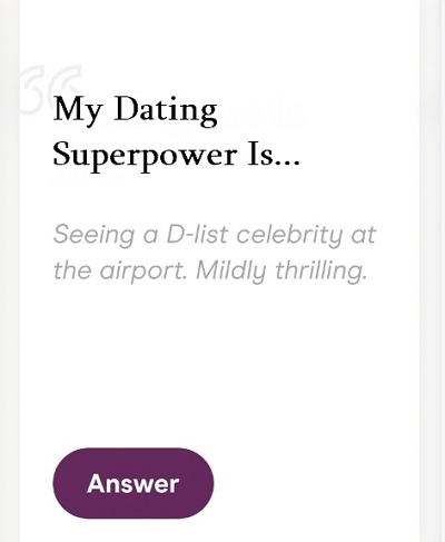 Dating Superpower | hinge prompts